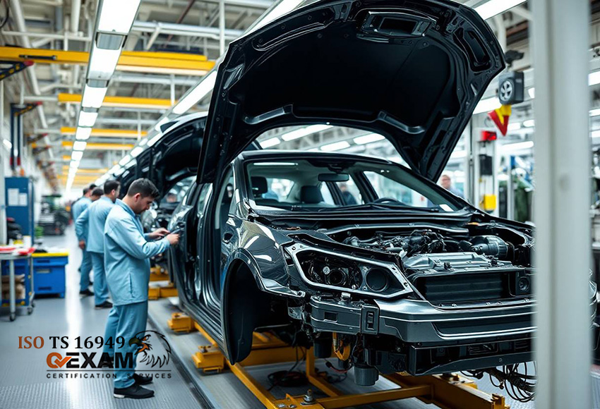 اخذ گواهینامه ISO/TS 16949 برای بهبود کیفیت تولید قطعات خودرو و انطباق با الزامات خاص صنعت خودرو. مشاوره و پشتیبانی از کیو اگزم.